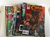 Lot of 10 Conan The Barbarian Related Comic Books