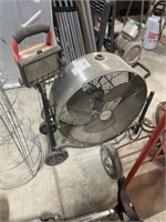 FAN W WORK LIGHT