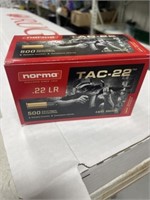 500 RNDS NORMA 22 AMMO