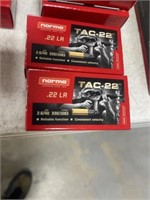 100 RNDS NORMA 22 AMMO