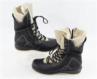 Martains Ladies Black Leather & Suede Boots