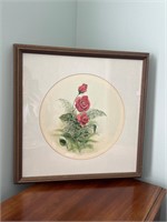 1978 Framed art Ted Graham watercolor