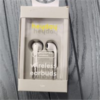 Wireless Bluetooth Flat Earbuds - Heyday™ White