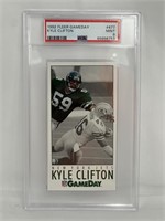 1992 Fleer GameDay Kyle Clifton PSA Mint 9