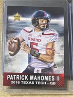 PATRICK MAHOMES 2016 TEXAS TECH ROOKIE