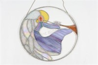 Artisian Bird Textured Stain Glass Window Pane