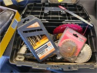 Husky tool box full of bits and hardware