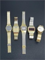 ASSTD GOLD-TONE WATCHES-PULSAR GOLDWYN SEIKO