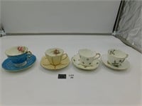 4 TEA CUPS