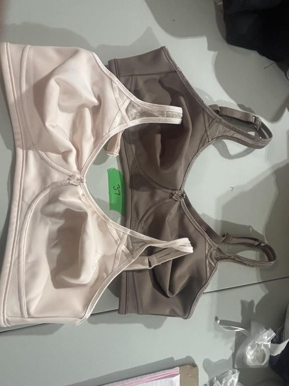 x 2 Pink and Taupe Wonder Bras