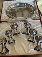 Silver Plate Drink Set