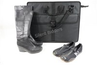 Ladies Merrell Shoes, Rockport Boots,Portfolio Bag