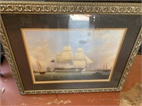Framed Ship Picture