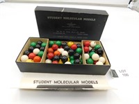 VINTAGE STUDENT MOLECULAR MODELS WITH INSTRUCTIONS