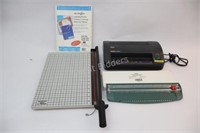 LaminatorPlus with Pouches and 15" Trimmer