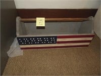 tool caddy painted flag  2 1/2 ft