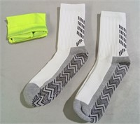 2pk Anit-Slip Soccer Socks