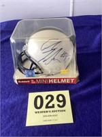 Penn State mini helmet signed by Adam