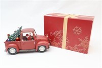 Lighted Red Truck Christmas Tree Globe