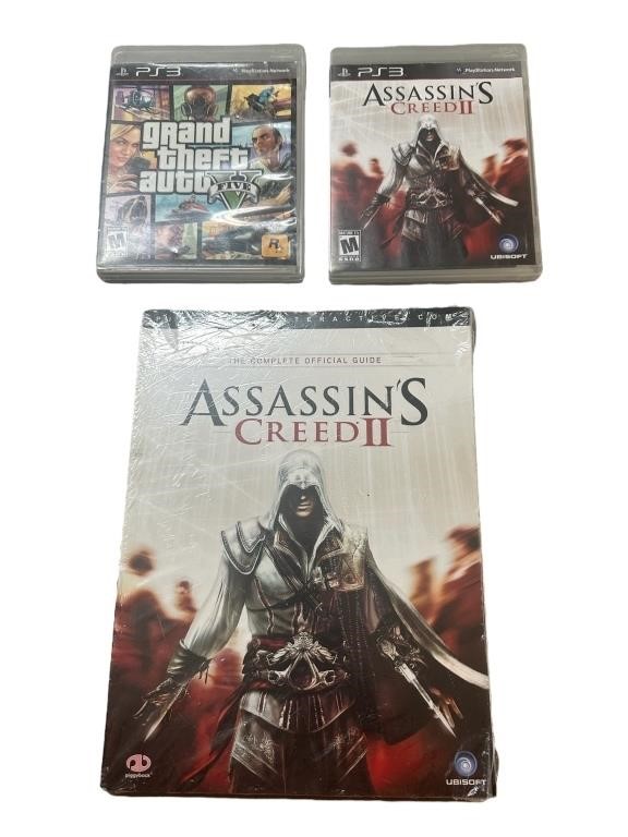 Lot of 2 Playstation 3 Games With Strategy Guide