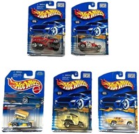 Lot of 5 Hot Wheels DieCast Collectible Cars