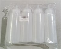 8ct Plastic Condiment Bottles