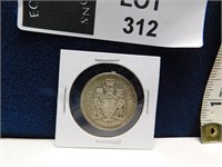 CANADA 1966 50 CENTS HALF DOLLAR SILVER COIN