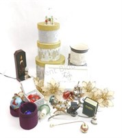 Christmas Holiday Bulbs, Decor, Boxes