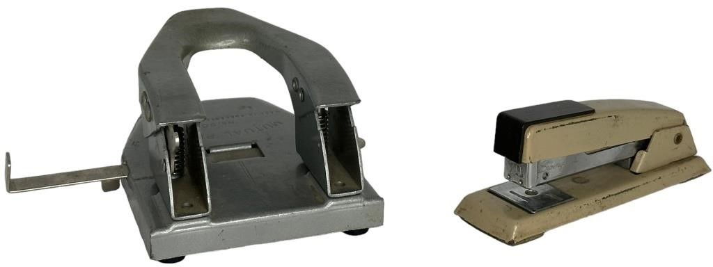 Mutual 2 Hole Punch and Signature Stapler.