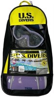 NEW US Divers Pro Series Adult Womens Snorkel Set