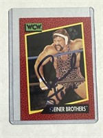 Vintage WCW Rick Steiner Autographed Trading Card