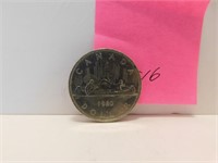 1980 CANADA 1 DOLLAR COIN