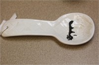 A Ceramic Otagiri Cow Spoon
