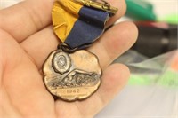 Rare Dieges and Clust 1942 Swim Champion Medal