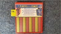 Planters Peanuts Gambling Punchboard