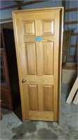 SOLID OAK INTERIOR DOOR 80" X 28"