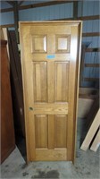 SOLID OAK INTERIOR DOOR 80" X 28"