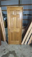 SOLID OAK INTERIOR DOOR 80" X 28"