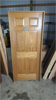 SOLID OAK INTERIOR DOOR 80" X 32"