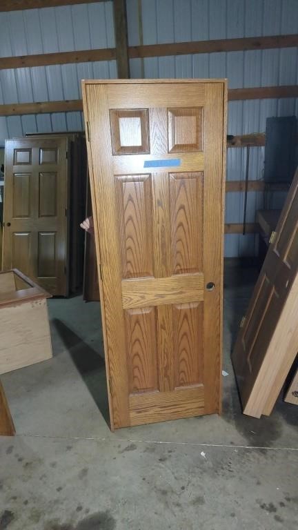 SOLID OAK INTERIOR DOOR 80" X 28"