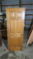 SOLID OAK INTERIOR DOOR 80" X 28"