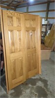 SOLID OAK INTERIOR DOORS 80" X 24"