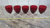 RUBY RED WINE GLASSES