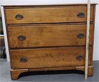 3 Drawer Wooden Dresser