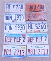 Pair of 1948 Illinois license plates -