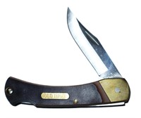large Old Timer 60t lockblade knife w sheath USA