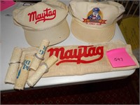 Maytag towel 3 cloths,2 hats