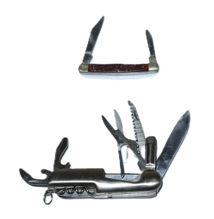 stainless multi tool & Japanese pocket knives