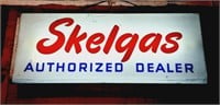 Skelgas Light Up Advertising Dealer Sign