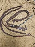 (Private) 2 x ROPE REINS & BARREL QUIRT